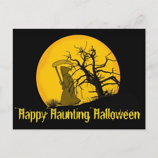 Halloween Postkarte (Vorderseite)