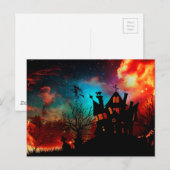 Halloween Postkarte (Vorne/Hinten)