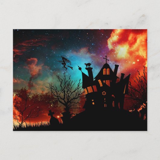 Halloween Postkarte (Vorderseite)