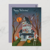 Halloween Postkarte (Vorne/Hinten)