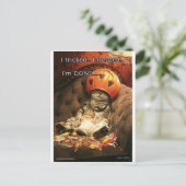 Halloween Postkarte (Stehend Vorderseite)