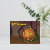 Halloween Postkarte (Stehend Vorderseite)