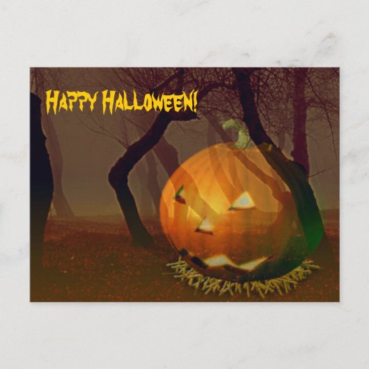 Halloween Postkarte (Vorderseite)