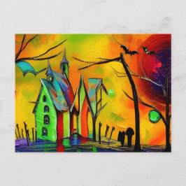 Halloween Postkarte