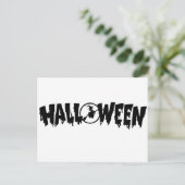 Halloween Postkarte (Stehend Vorderseite)