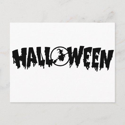 Halloween Postkarte (Vorderseite)