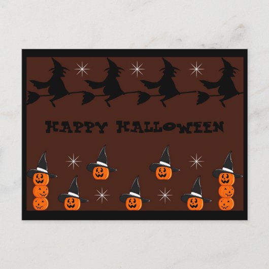 Halloween Postkarte (Vorderseite)