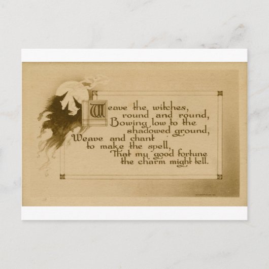 Halloween Postkarte (Vorderseite)