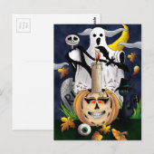 Halloween Postkarte (Vorne/Hinten)