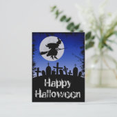 Halloween Postkarte (Stehend Vorderseite)