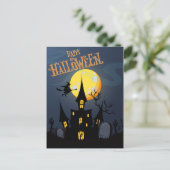 Halloween Postkarte (Stehend Vorderseite)