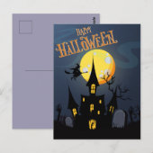 Halloween Postkarte (Vorne/Hinten)
