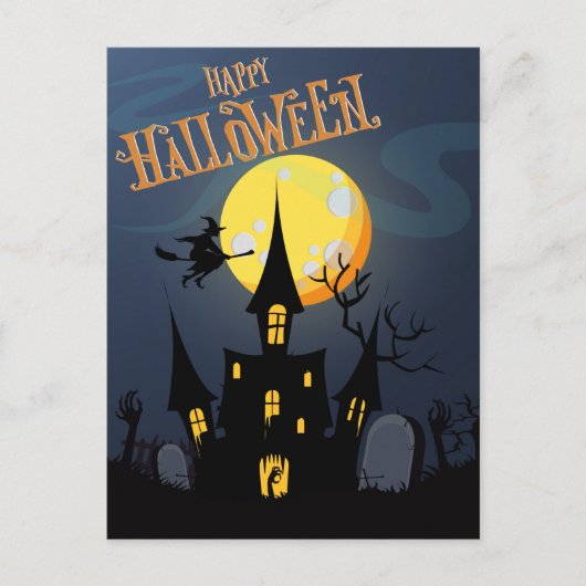 Halloween Postkarte (Vorderseite)