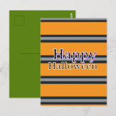 Halloween Postkarte (Vorne/Hinten)