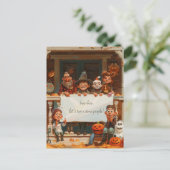 Halloween Postkarte (Stehend Vorderseite)