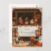 Halloween Postkarte (Vorne/Hinten)