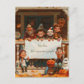 Halloween Postkarte (Vorderseite)