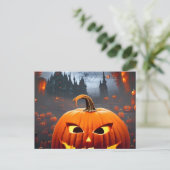 Halloween Postkarte (Stehend Vorderseite)