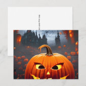 Halloween Postkarte (Vorne/Hinten)
