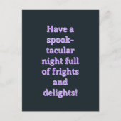 Halloween Postkarte (Vorderseite)