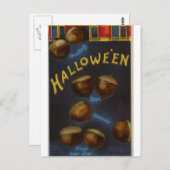 Halloween Postkarte (Vorne/Hinten)