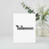 Halloween Postkarte (Stehend Vorderseite)