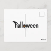 Halloween Postkarte (Rückseite)
