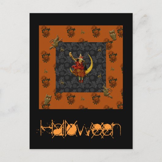 Halloween Postkarte (Vorderseite)