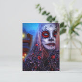 halloween postkarte (Stehend Vorderseite)