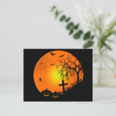 Halloween Postkarte (Stehend Vorderseite)