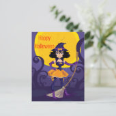 Halloween Postkarte (Stehend Vorderseite)