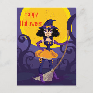 Halloween Postkarte