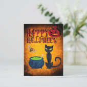Halloween Postkarte (Stehend Vorderseite)