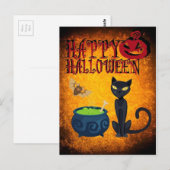 Halloween Postkarte (Vorne/Hinten)