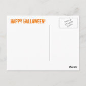 Halloween Postkarte (Rückseite)