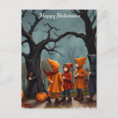 Halloween Postkarte (Vorderseite)