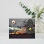 Halloween Postkarte (Stehend Vorderseite)