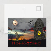 Halloween Postkarte (Vorne/Hinten)
