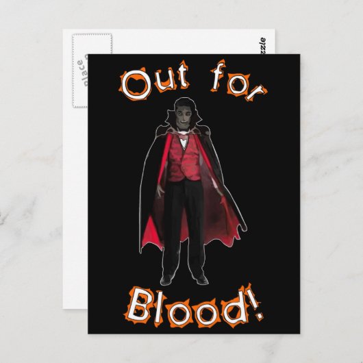 Halloween Postkarte (Vorne/Hinten)