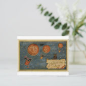 Halloween Postkarte (Stehend Vorderseite)