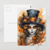 Halloween Postkarte (Vorne/Hinten)