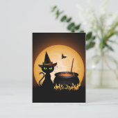 Halloween Postkarte (Stehend Vorderseite)