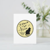 Halloween Postkarte (Stehend Vorderseite)