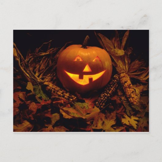 Halloween Postkarte (Vorderseite)