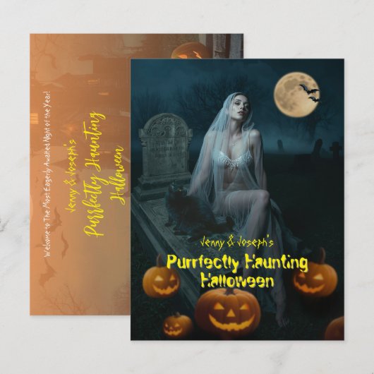 Halloween Postkarte (Vorne/Hinten)