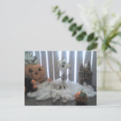 Halloween Postkarte (Stehend Vorderseite)