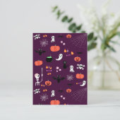 Halloween Postkarte (Stehend Vorderseite)