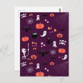 Halloween Postkarte (Vorne/Hinten)