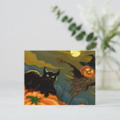 Halloween Postkarte (Stehend Vorderseite)