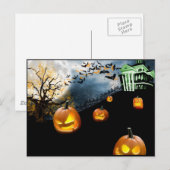 Halloween Postkarte (Vorne/Hinten)